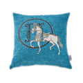 Croker Horse 18x18'' inches Throw Pillow Cushion Covers Set Pack of 2 Pcs - Luxury Horse Embroidery Modern Style Couch Sofa Pillow Cover for Living Room Bedroom (Green)
