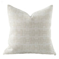 Croker Horse Throw Pillow Cushion Cover - Emma Beige Tawny Birch Stripe Pattern Series Luxury Couch Sofa Pillow for Living Room Bedroom